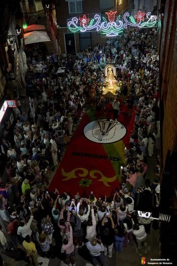 La Virgen de La Granja ya descansa en la Iglesia de San Pedro tras su tradicional procesión