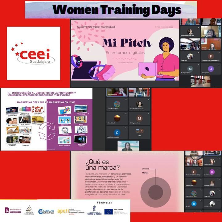 Finaliza con éxito de participación una nueva edición de los "VIRTUAL WOMEN TRAINING DAYS” poniendo en valor el emprendimiento femenino en Guadalajara 