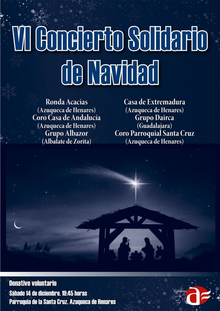 Actividades navideñas solidarias en Azuqueca este fin de semana