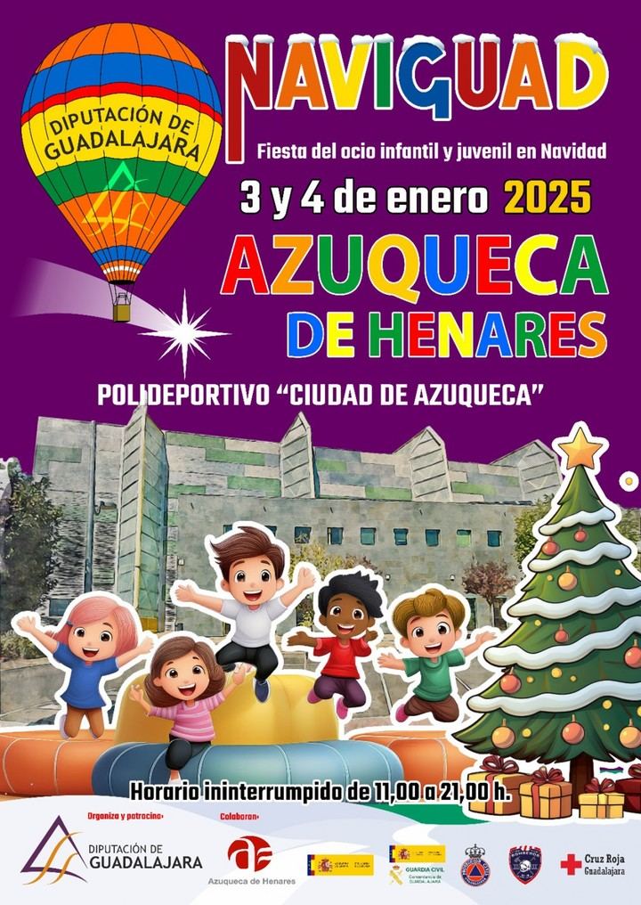 Naviguad trae diversión infantil a Azuqueca el 3 y 4 de enero