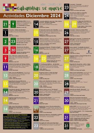 Actividades socioculturales de diciembre en Cabanillas del Campo