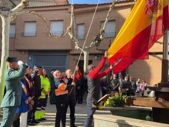 Villacañas celebra el Día de la Constitución con izado de la bandera nacional