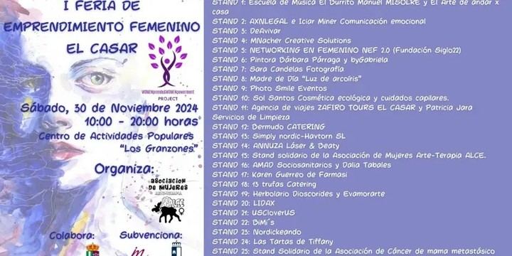 Feria de Emprendedoras en El Casar para impulsar el talento femenino