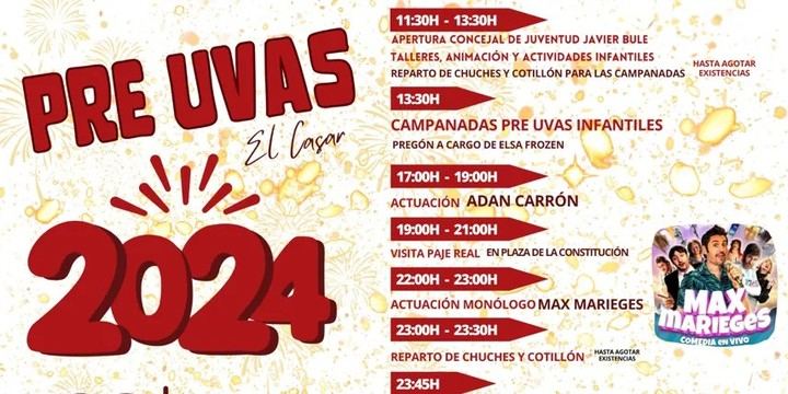 El Casar se prepara para las Pre Uvas 2024 con actividades y sorpresas