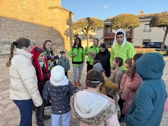 La yincana infantil de Fuentenovilla recuerda la cultura navide&#241;a 