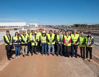 Las obras de la terminal intermodal en Marchamalo avanzan hacia su finalización