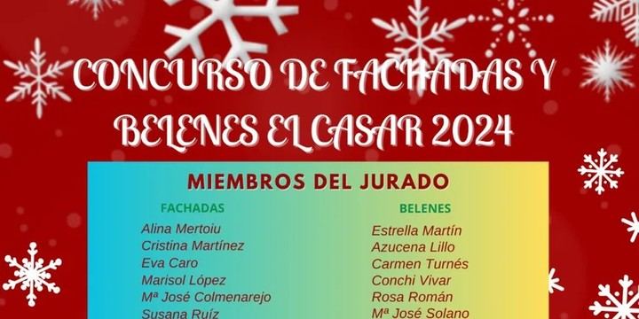 Premios del Concurso de Fachadas y Belenes en El Casar el 20 de diciembre