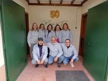 Celebración de los 50 años de la Quinta del 74 de Málaga del Fresno