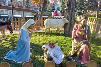 &#218;LTIMA HORA : Roban el Ni&#241;o Jes&#250;s del nacimiento instalado por el Ayuntamiento en el Parque de la Concordia