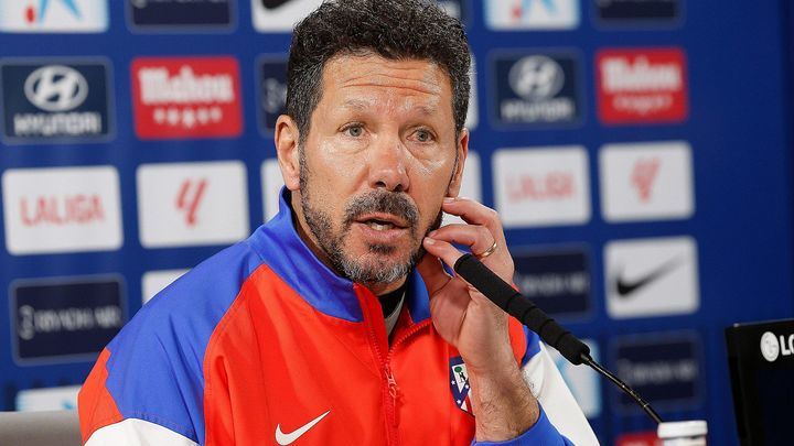 Simeone: "Soy muy feliz donde estoy y siento al equipo con una gran energía"