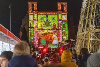 Últimas proyecciones del videomapping navideño en San Ginés