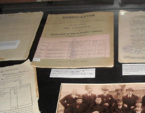 Algunos documentos de la exposición