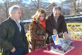 Primera piedra del Centro de Información Turística de El Cardoso 