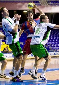 Demovic, en el partido de ida