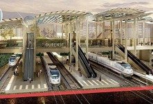 La futura estación de AVE de Orense costará 67 millones de euros