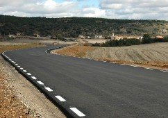 Lorenzo Robisco visita las carreteras de Hontoba, Taragudo y Moratilla de los Meleros 