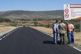 Finalizan las obras de la carretera GU-145 desde Casillas a Ujados 