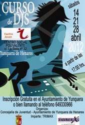 La Concejalía de Juventud organiza un curso de DJs de carácter gratuito los días 14, 21 y 28 de abril