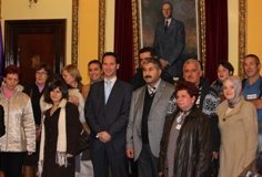 El Ayuntamiento recibe a los profesores y alumnos del Proyecto Comenius 