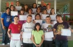 Clausura del Curso de Monitores de Actividades Juveniles organizado por la Asociación de Mujeres Arte-Terapia ALCEen El Casar 