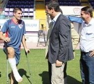 Antonio Román desea suerte al Club Deportivo Guadalajara y pide a los nuevos jugadores que se impliquen en la ciudad