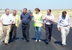  Las obras de las carreteras GU-959 y GU-960 finalizarán en dos semanas 