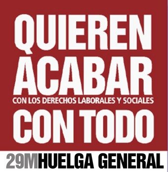 Casi 700.000 trabajadores están llamados a la huelga general este jueves 29 en Castilla La Mancha. En Guadalajara hay convocada una manifestación a las 19 horas del Palacio del Infantado a la Subdelegación del Gobierno 