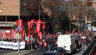 2.500 personas según los sindicatos, 1500 según la Delegación del Gobierno se manifiestan en Guadalajara contra la Reforma Laboral