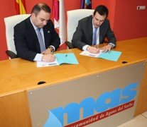 La Mancomunidad de Aguas del Sorbe y la Caja de Inmaculada suscriben un acuerdo de colaboración para promover la sensibilización