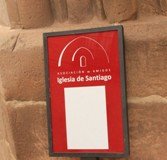 Una imagen simboliza la voluntad de Sigüenza para restaurar la Iglesia de Santiago