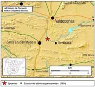 Santa Cruz de Mudela de Ciudad Real registra un terremoto de escasa intensidad 