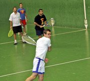 Trillo celebró su tradicional torneo de Navidad de Frontenis