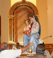 Quer honró a su patrona, Nuestra Señora de La Blanca