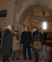 La presidenta de la Diputación, Ana Guarinos, visita Atienza con el director general de Turismo, Rafael Sancho 