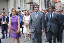 El delegado de la Junta de Comunidades de Castilla La Mancha presente en la procesión del Corpus Christi