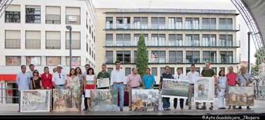 Paco Campos, primer premio del XIV Concurso Nacional de Pintura Rápida al Aire Libre