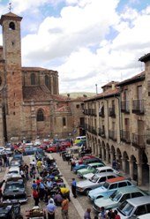 Los coches clásicos tienen una cita el próximo domingo en la Plaza Mayor de Sigüenza