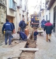 Las calles de Pastrana han tenido una intensa actividad para su mejora
