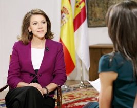 Cospedal traslada un mensaje de esperanza a los ciudadanos porque hay “datos objetivos” que indican que la situación está mejorando