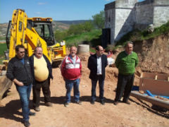 La Diputación realiza obras de renovación de redes de abastecimiento de agua en Tórtola de Henares, Matillas y Sotodosos