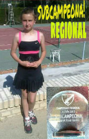 La tenista cabanillera Ana Utrilla se proclama subcampeona del torneo regional de categoría alevín disputado en Toledo