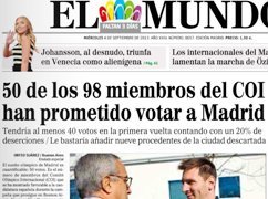 Pedro J. busca desesperadamente a los miembros del COI que prometieron votar a Madrid 