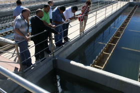 La ETAP de Mohernando recibe la visita de una delegación de técnicos turca