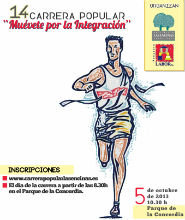 El 5 de octubre se celebrará la XIV Carrera popular “Muévete por la integración”