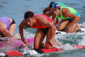 Tres de los mejores socorristas alcarreños también triunfan en “Paddleboard”