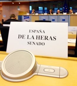 Juan Antonio de las Heras, intervino en la Comisión de Control Presupuestario de la Unión Europea en Bruselas 