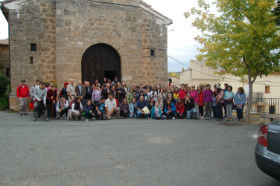 Más de un centenar de peregrinos hicieron la I Ruta del Camino de la Lana