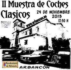 Este domingo Arbancón celebra la II Muestra de Coches Clásicos