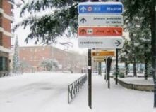 Primeras nevadas en la provincia de Guadalajara