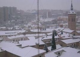 Guadalajara continúa este lunes en alerta amarilla por nieve y fuertes rachas de viento